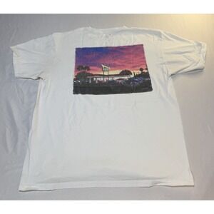 In-N-Out Burger Authentic Las Vegas T-Shirt‎ Size Large White Retro Sunset Dude